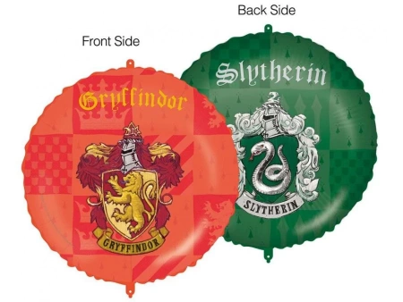 Balon foliowy 45cm - Harry Potter - Gryffindor & Slytherin - 1szt.