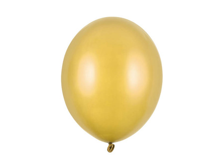 Balony Strong 30cm - Metallic Gold - 3 szt.