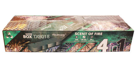 POKAZ FAJERWERKÓW SCENT OF FIRE - 320 strzałów - 20mm - TXB018 - Triplex